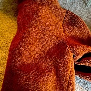 Brown rusted teddy jacket